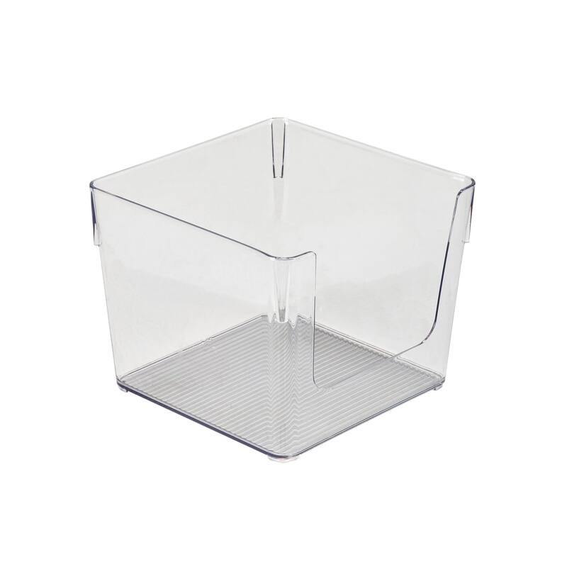 Simplify Square Open Front Organizer in Clear - 7" x 7" x 5.5"