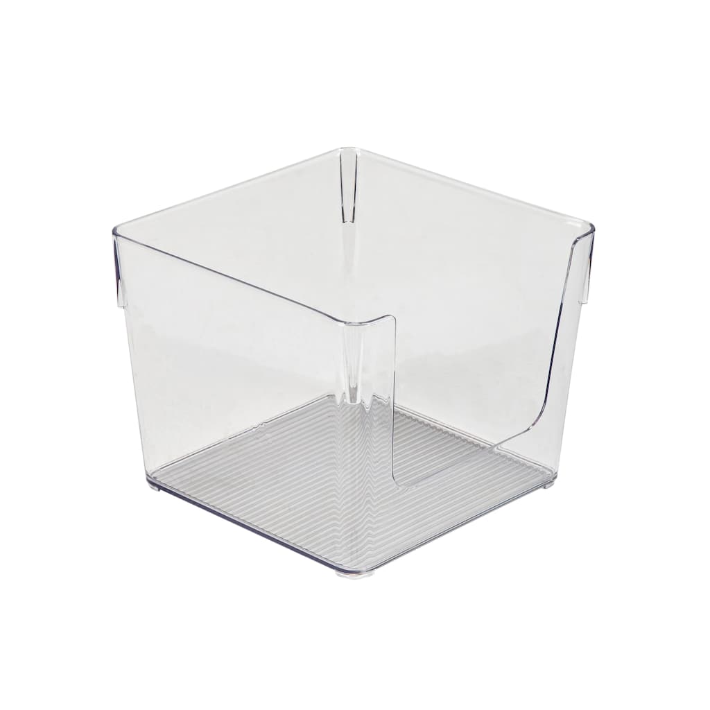 Simplify Square Open Front Organizer in Clear - 7" x 7" x 5.5"
