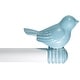 preview thumbnail 35 of 56, Cute Bird Finial Adjustable Decorative Designer Curtain Rod 28"-48" - Baby Blue