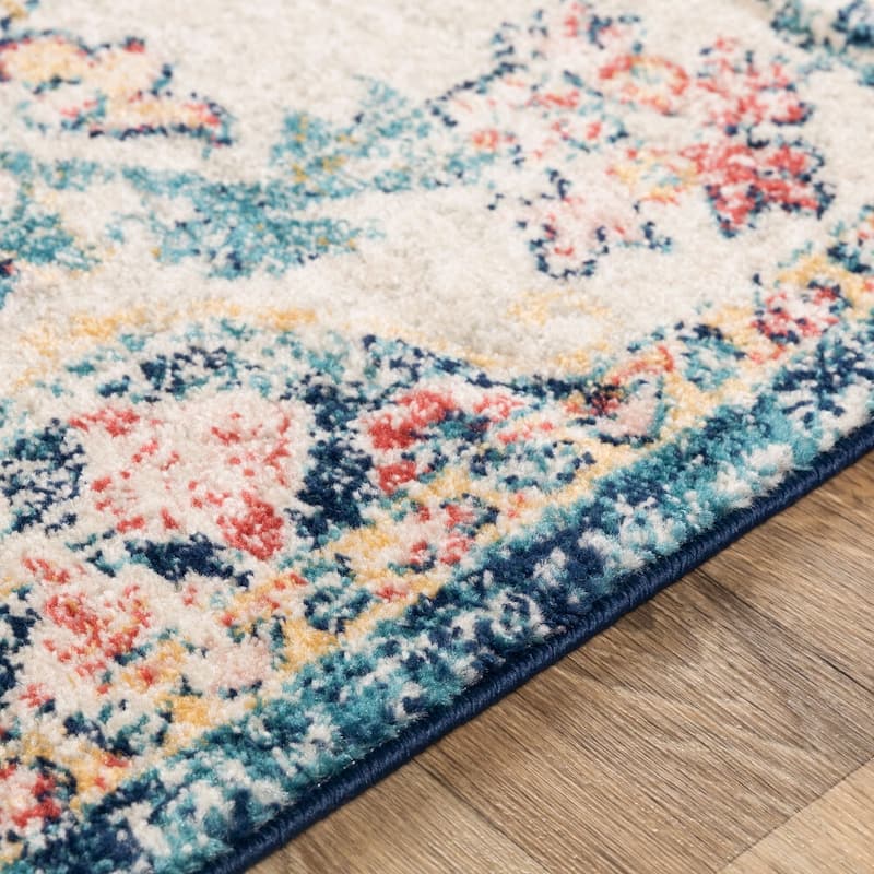 Livabliss Traditional Murat Medallion Area Rug