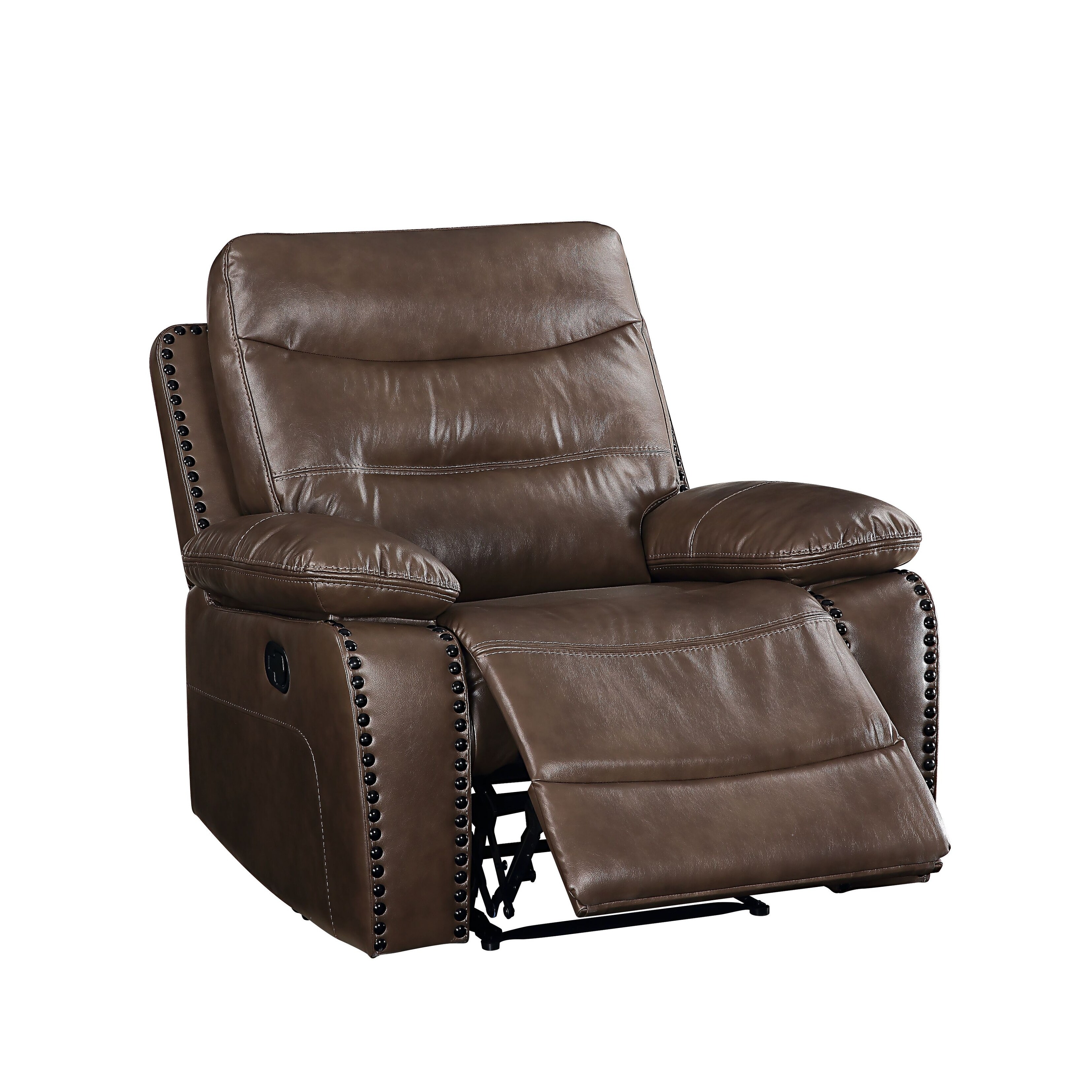 Palermo leather power swivel glider recliner by sales abbyson