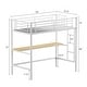 preview thumbnail 17 of 15, Javlergo Twin Bunk Bed with Desk, Twin loft Bed with Stairs and Full Length guardrail, Space Saving