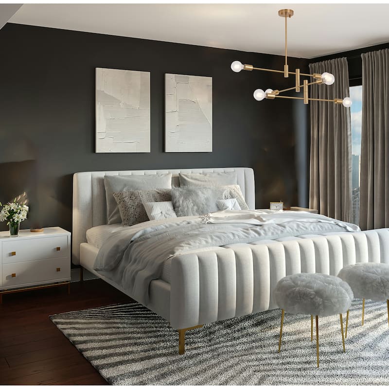 Three Tier Brushed Bronze Metal Ceiling Fixture