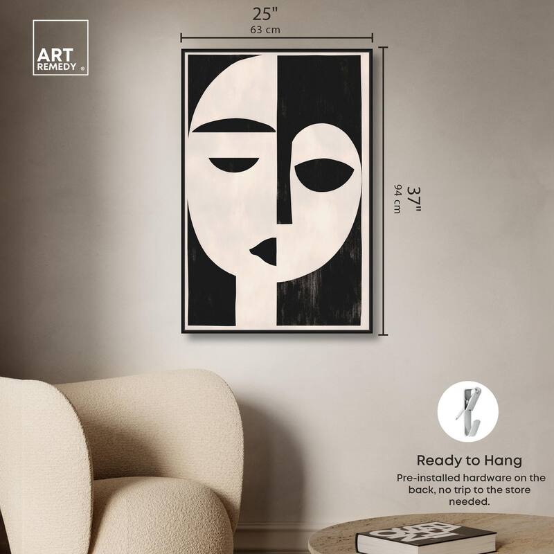 The Mask I Canvas by Art Remedy