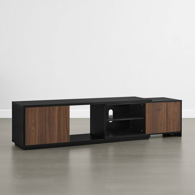 Spruce & Spring 62''-86'' Expandable TV Stand Media Console Entertainment Center