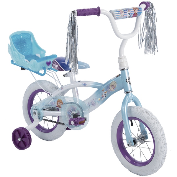 Girl bike with doll sale carrier