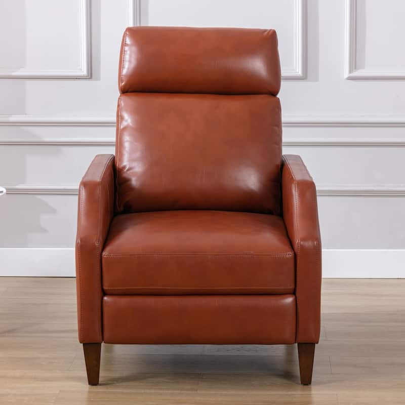 Brooklyn Faux Leather Push Back Recliner by Greyson Living