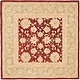 preview thumbnail 18 of 170, SAFAVIEH Anatolia Angeline Traditional Oriental Hand-spun Wool Rug 6' Square - Red/Moss - Square