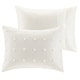 preview thumbnail 14 of 124, Intelligent Design Maize Cotton Jacquard Duvet Cover Set with Euro Shams and Throw Pillows