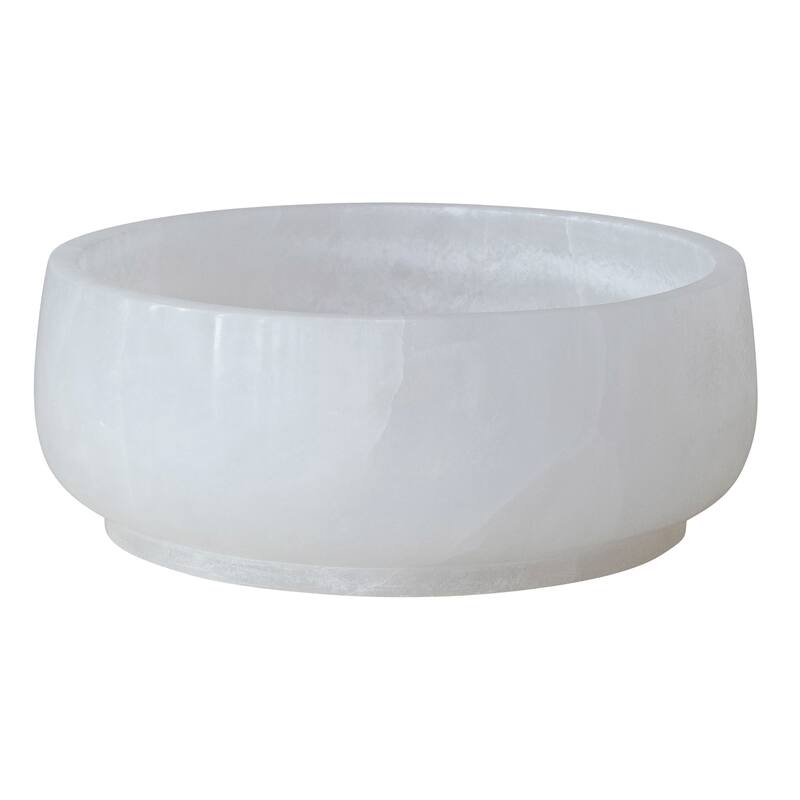 Alabaster Bowl - White