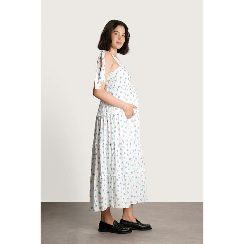 Mara Dress - Extra Large - Blue Floral