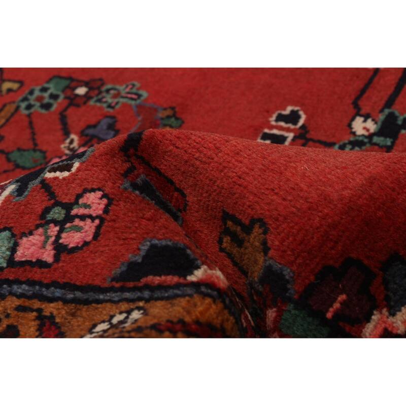 ECARPETGALLERY Hand-knotted Andelz Red Wool Rug - 3'8 x 10'8
