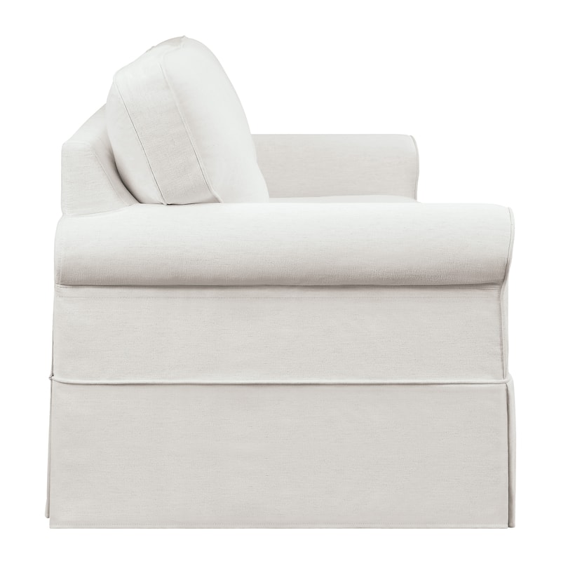 Porch & Den Zuni Mid-century Slip Cover Sofa