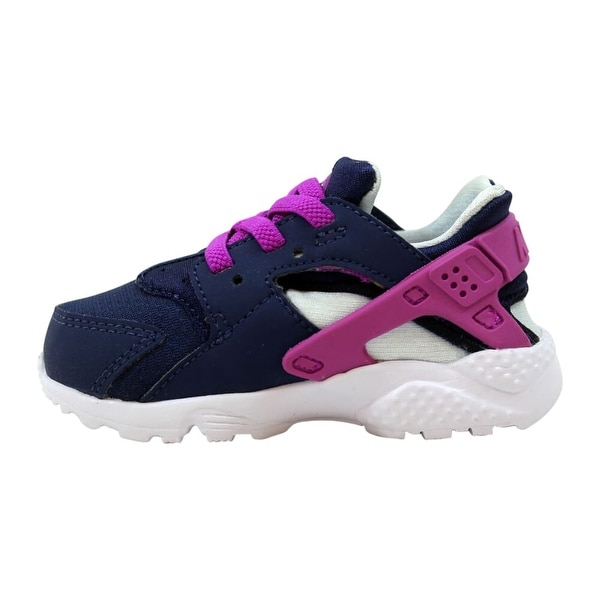 pink purple and black huaraches