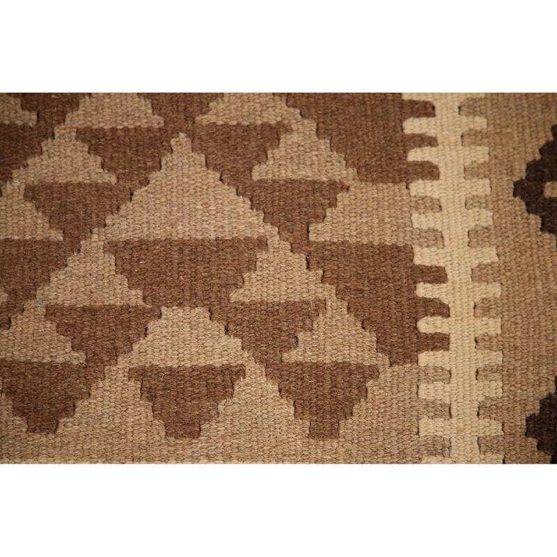 Reversible Kilim Oriental Rug Flat-weave Wool Carpet - 3'3" x 5'2"
