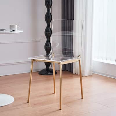 Macrina Acrylic Clear Side Chair (Set of 2)