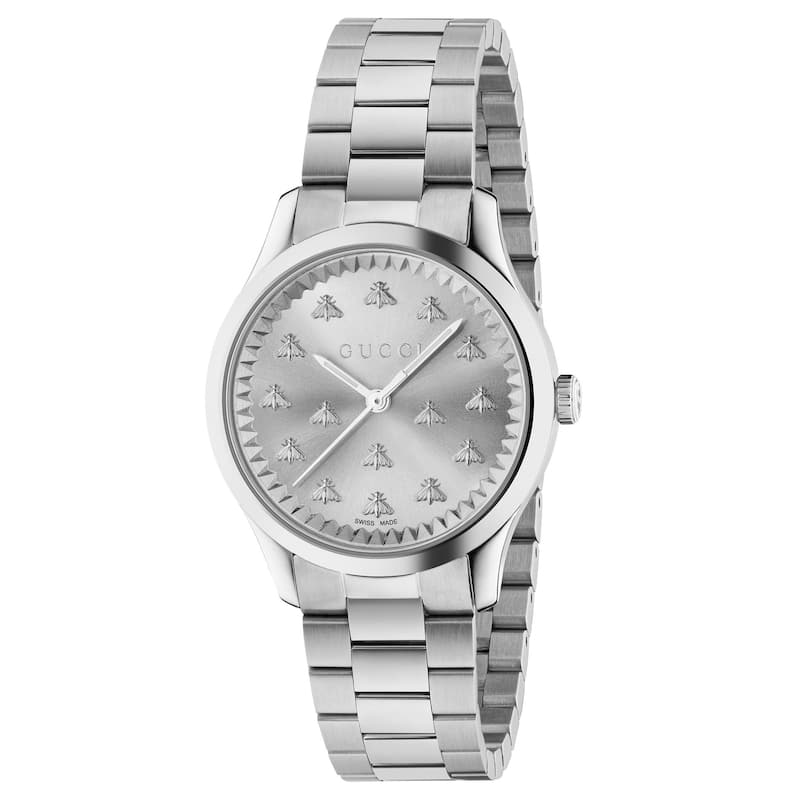 Gucci Women's G-Timeless Silver Dial Watch - YA1265031 - 6 (36)