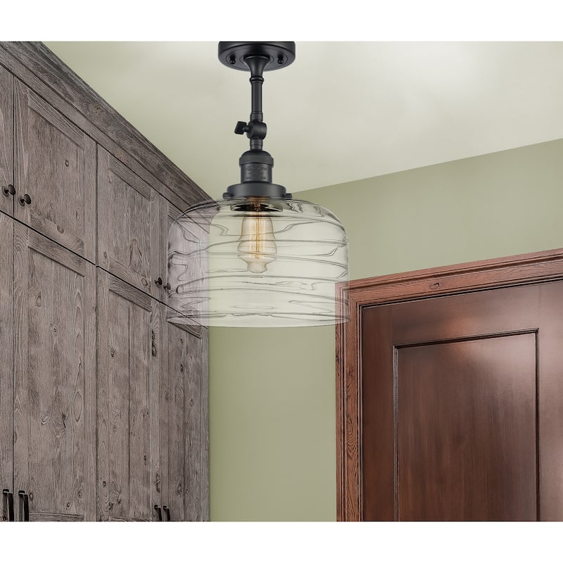 Innovations Lighting Franklin Restoration Bell 1 Light 12" Semi-Flush Mount