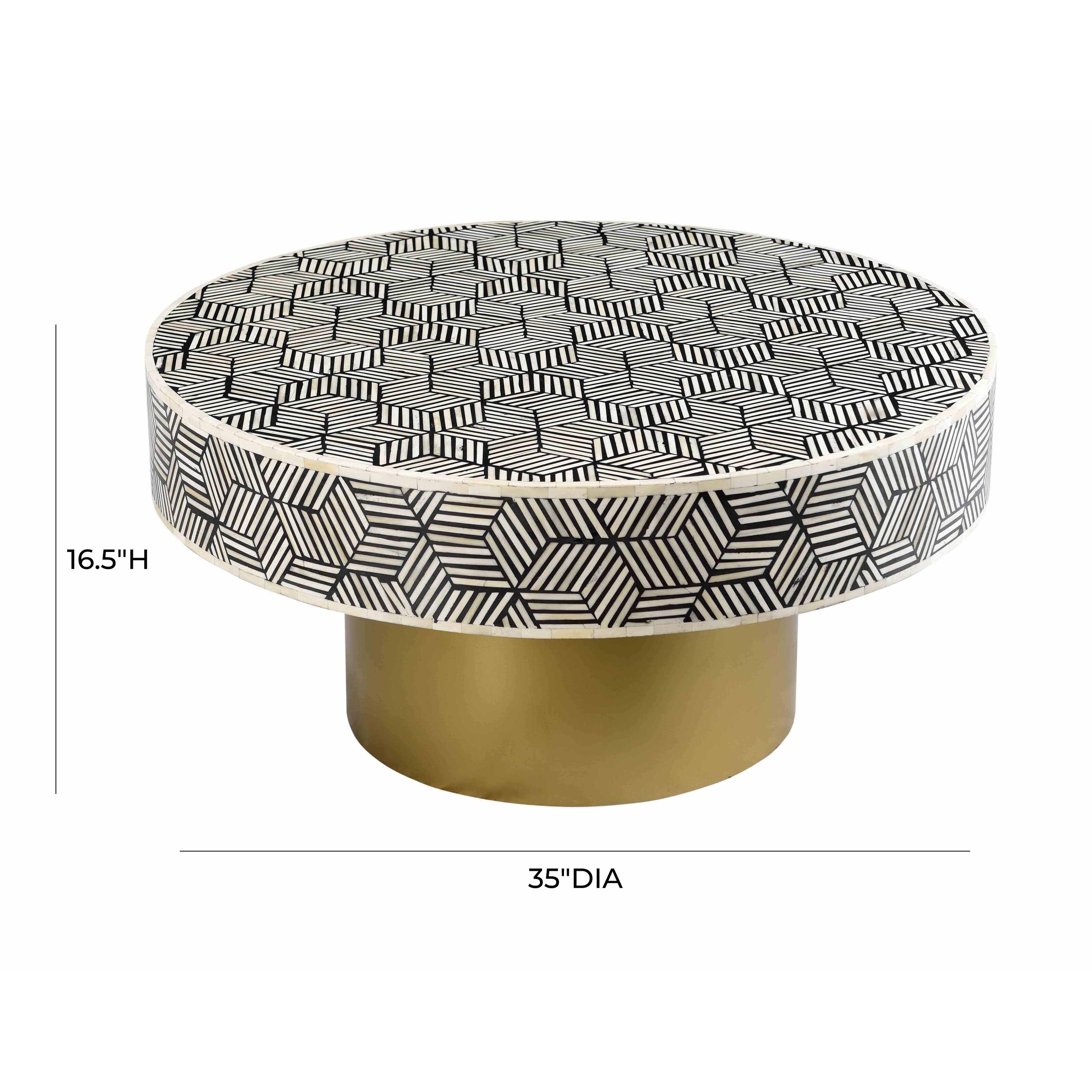 Bone Inlay Cocktail Table Overstock 30336095