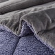 preview thumbnail 21 of 34, 3 Piece Sherpa Plush Micro Suede Comforter Set