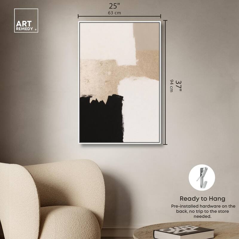 Earth and Ink I Canvas by Art Remedy