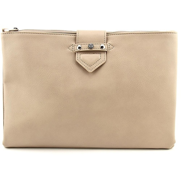 Danielle Nicole Brooklynne Pouch Women Synthetic Nude Clutch - Beige