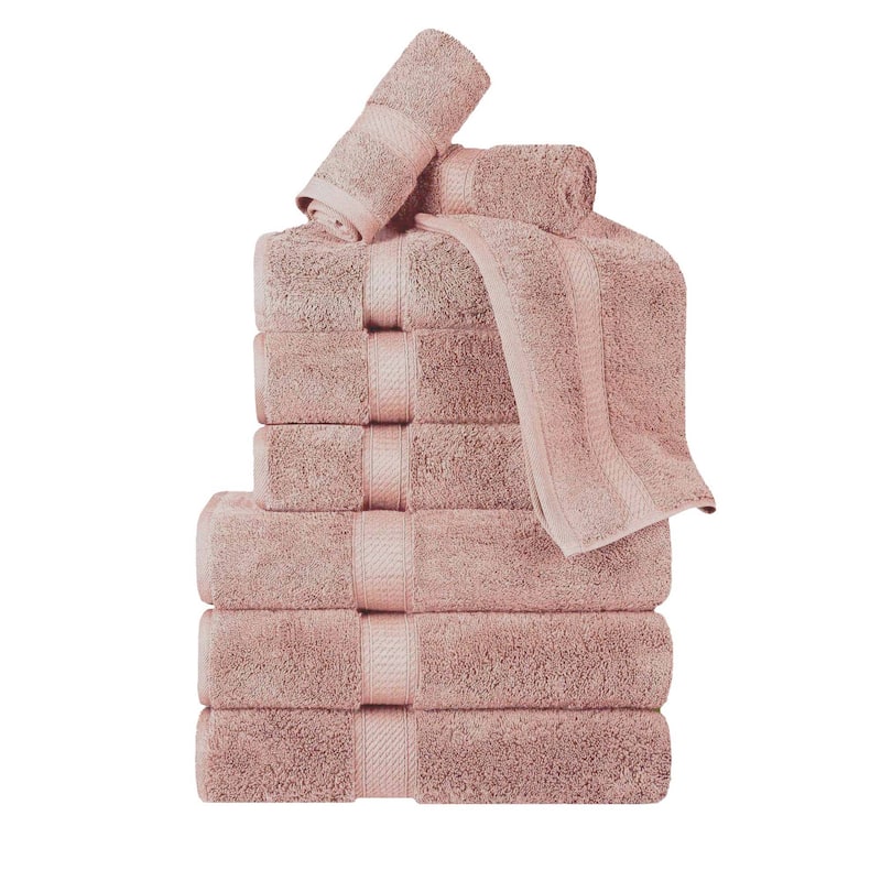 Superior Egyptian Cotton Pile Heavyweight 9-Piece Towel Set