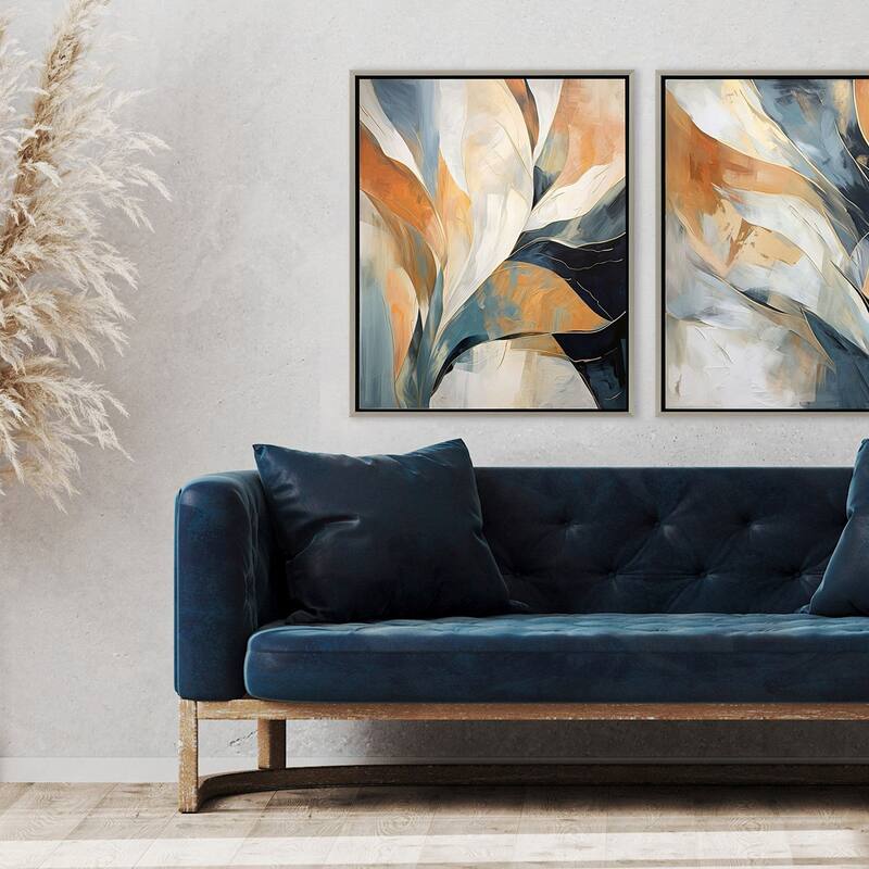 Rhythms of Flow I Giclee on Canvas No Glass