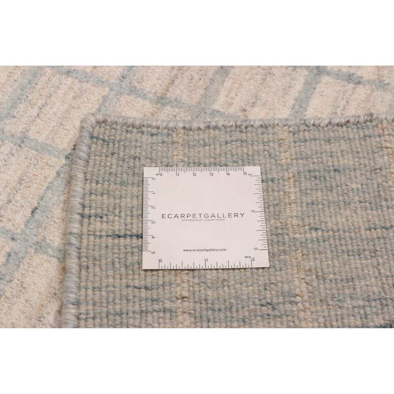 ECARPETGALLERY Hand Loomed Kashkuli Gabbeh Ivory Wool Rug - 5'4 x 7'8
