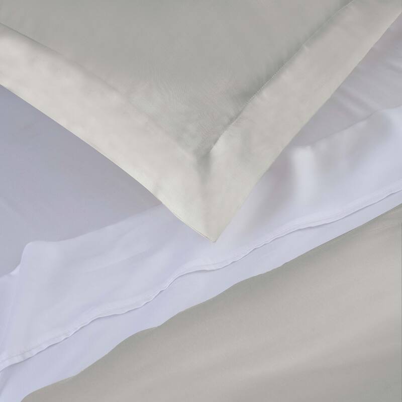 Superior Modal From Beechwood 400 Thread Count Solid Duvet Cover Set