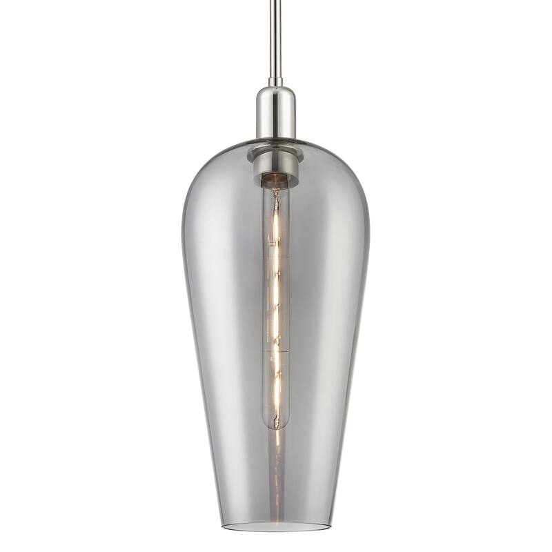 Innovations Lighting 716-1S-G456-8SM Chelsea 8" Wide Mini Pendant with - Polished Nickel