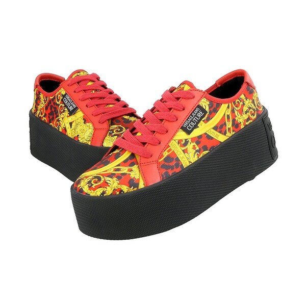 black high platform sneakers