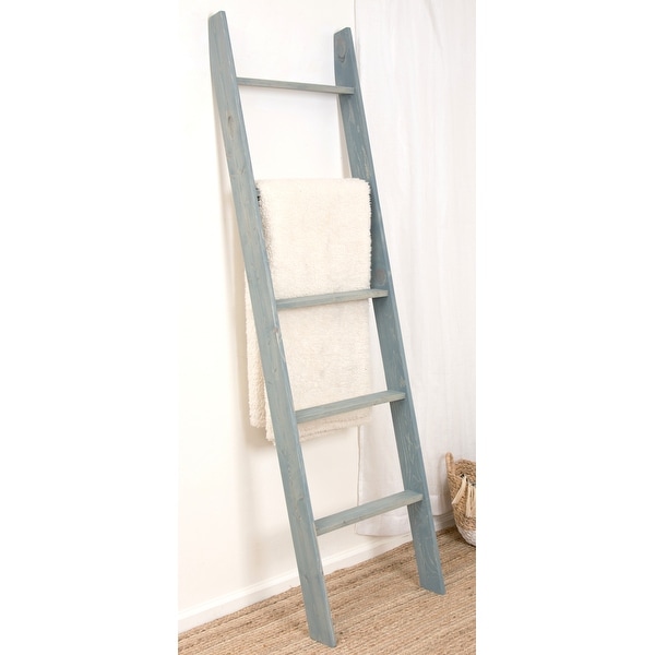 Blue blanket ladder store