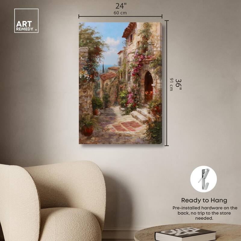 Mediterranean Charm I Canvas by Art Remedy, Gallery Wrapped