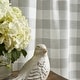 preview thumbnail 6 of 7, Curtainworks Farmhouse Buffalo Check 3-piece Kitchen Curtain Tier and Valance Set - 1-Valance And 2-36" Tiers