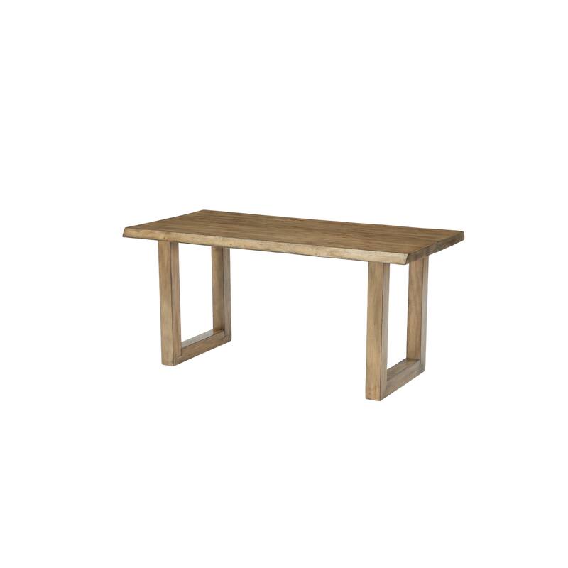 63" Solid Wood Home Office Desk