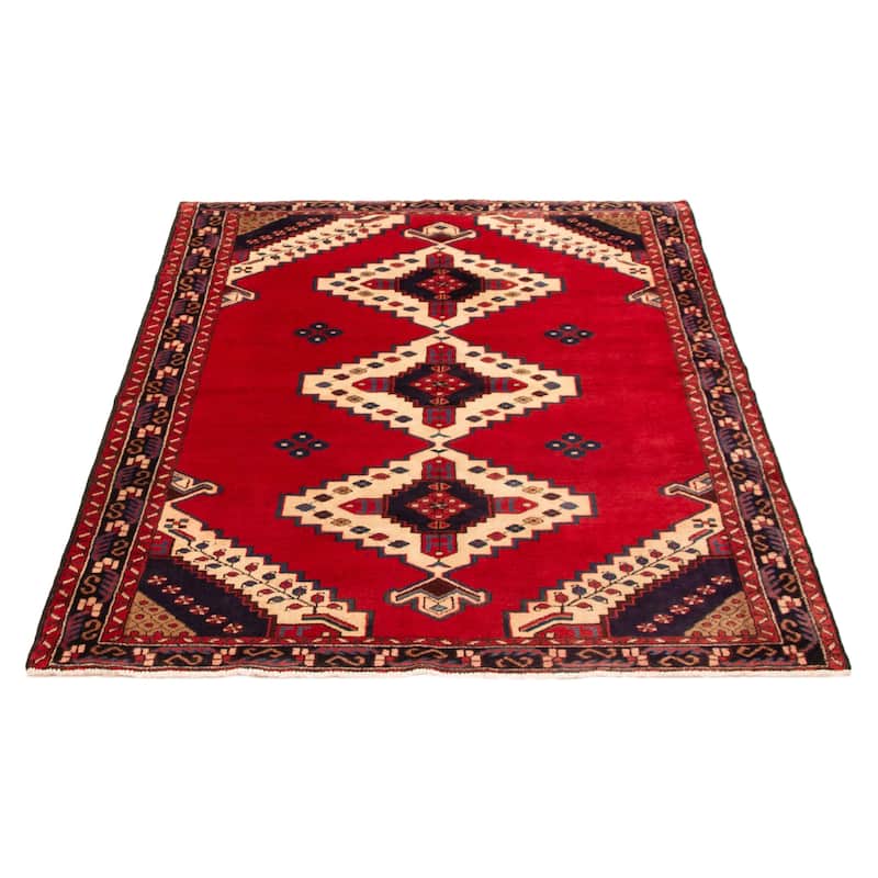 ECARPETGALLERY Hand-knotted Anadol Red Wool Rug - 5'3 x 6'8