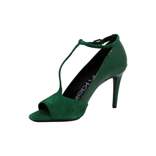 calvin klein t strap heels