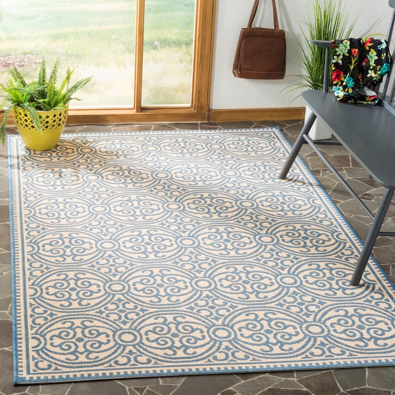 SAFAVIEH Linden Myriame Indoor/ Outdoor Waterproof Patio Backyard Rug