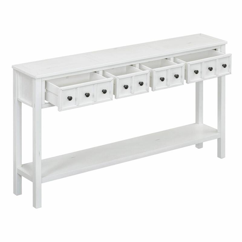 Rustic 60" Entryway Console Table