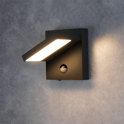 LED Motion Sensor Outdoor Wall Sconce Light