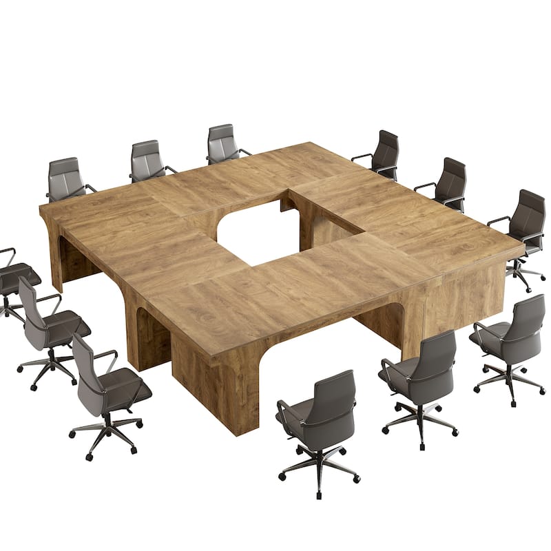 Large Executive Conference Table, Office Meeting Table, Boardroom Computer Writing Desk Workstation Accent Table