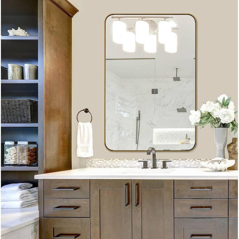 Rathburn Metal Venetian Wall Mounted Mirror