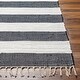 preview thumbnail 6 of 16, Livabliss Cotone Handmade Casual Striped Area Rug