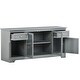 preview thumbnail 15 of 27, Rectangle TV Stand for TV up to 65in with 4 Doors
