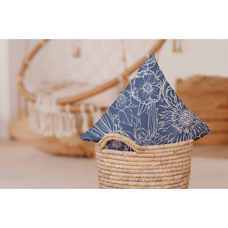 Zentangle Decorative Indoor Pillow