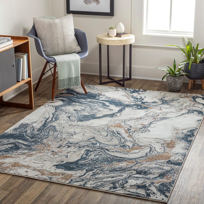 Livabliss Orzan Modern Abstract Graphic Area Rug