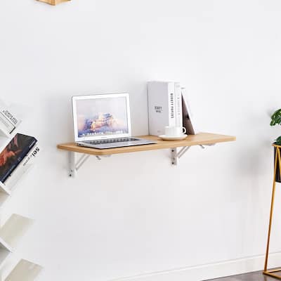 Laundry Room Folding Table Wall Mounted Folding Table for Small Spaces