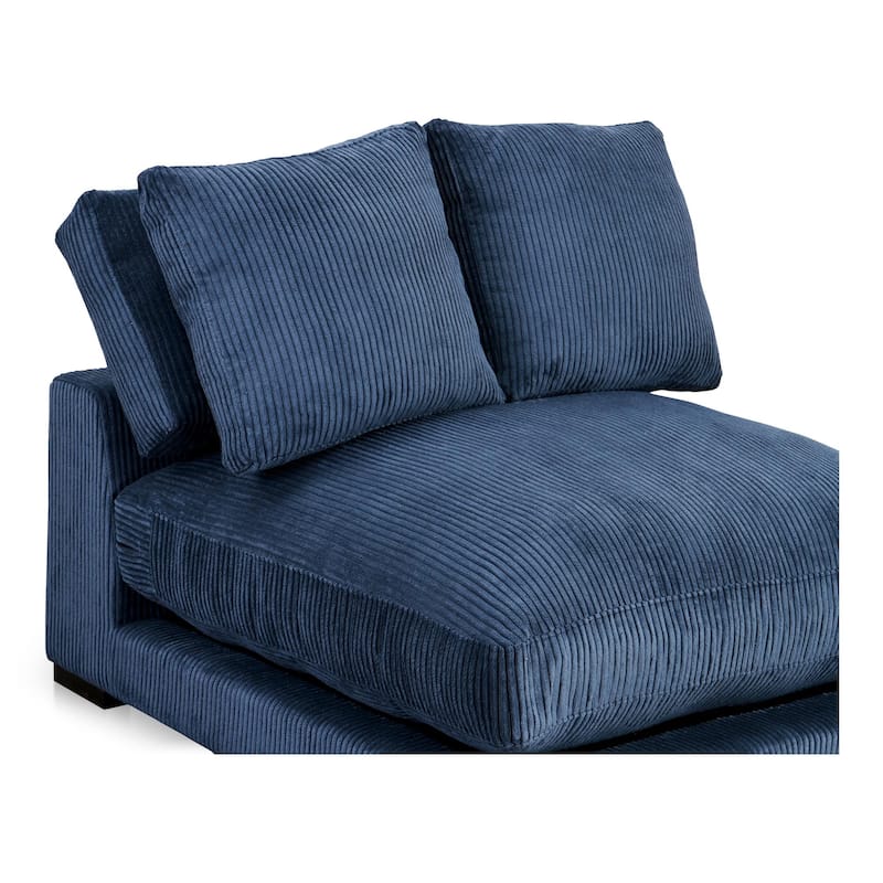 NADAAL STUDIOS Keira, Slipper Chair, Corduroy Upholstery - 41.5"W x46"D x33"H