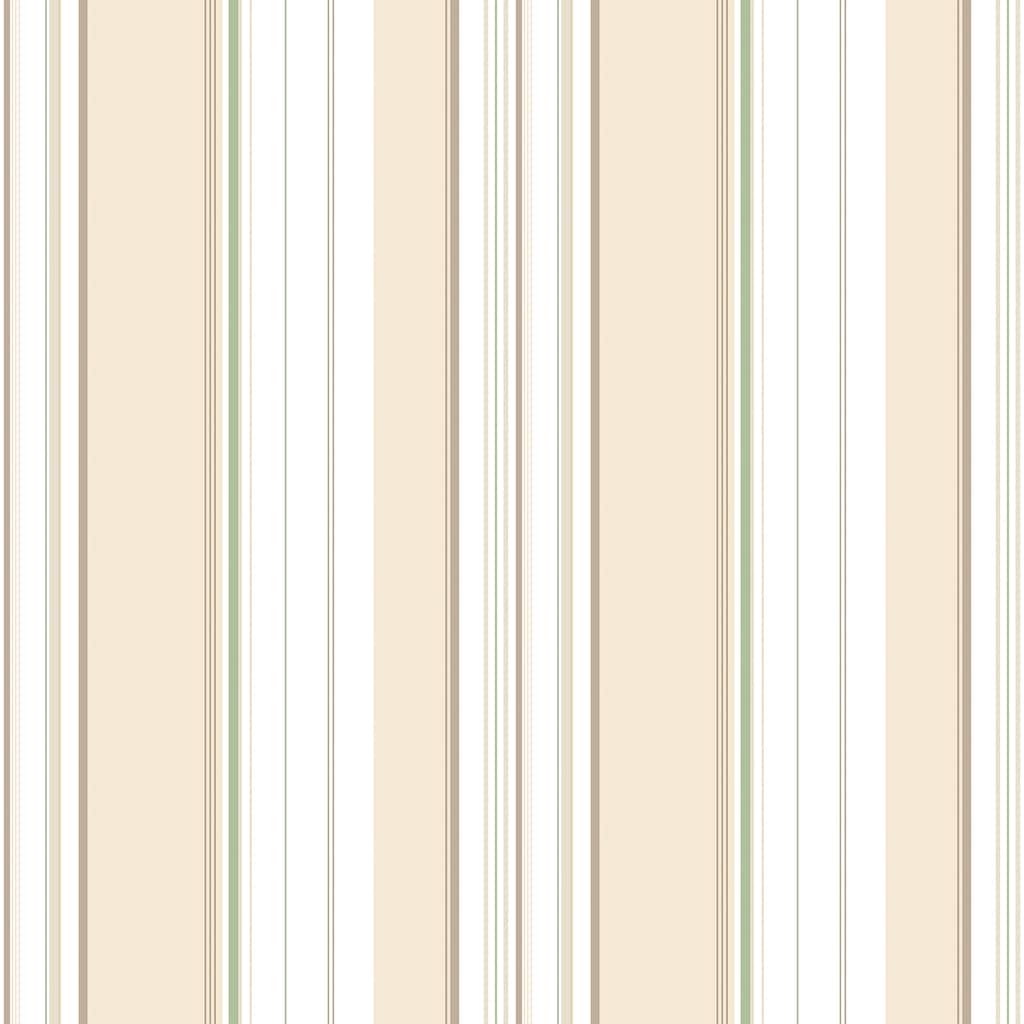 Galerie Wallcoverings Just Kitchens Multi Stripe Vinyl on Non-woven Matte Wallpaper Roll